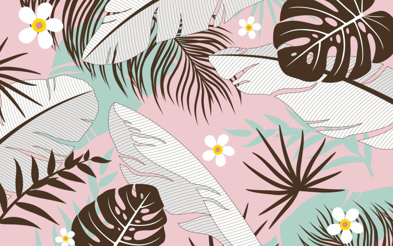 Тропический узор