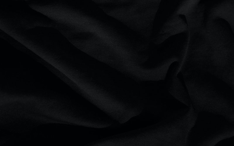 Мятая ткань черная