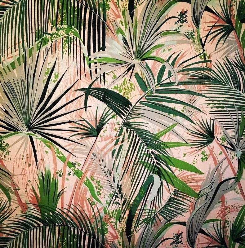 Аффреско пальмовые листья