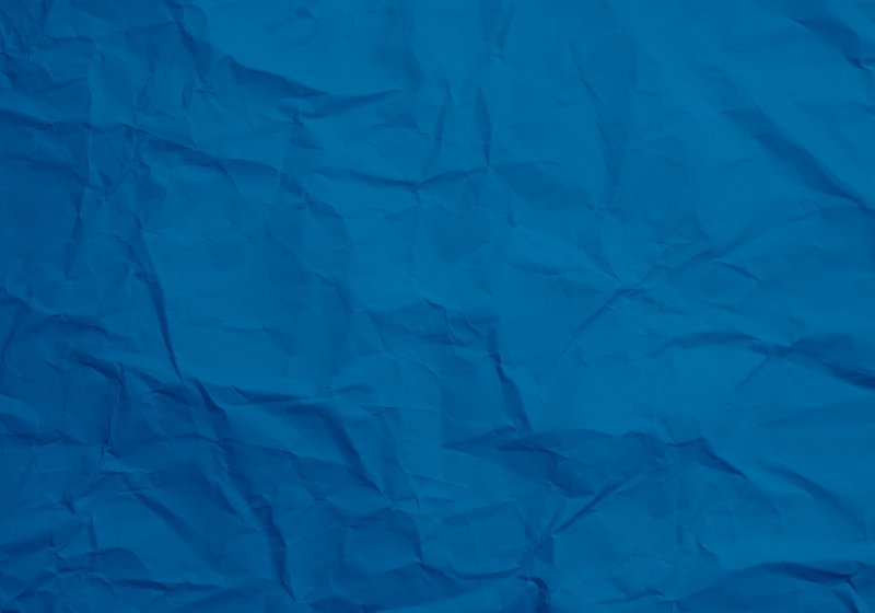 Синяя помятая бумага