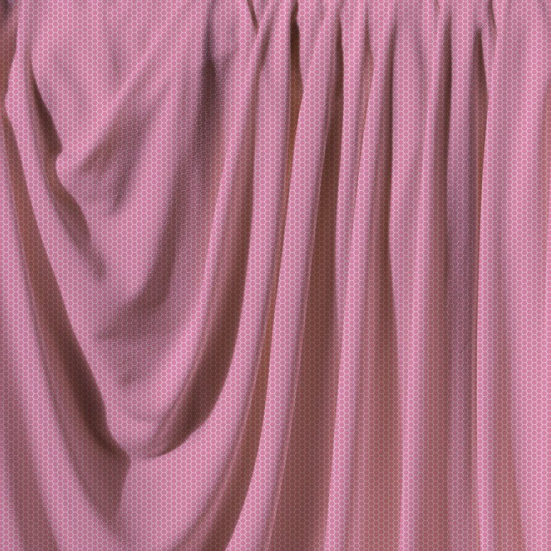 Ткань портьерная розовая