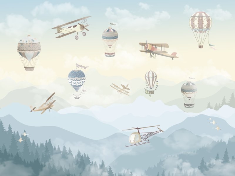 Фотообои горы в детскую