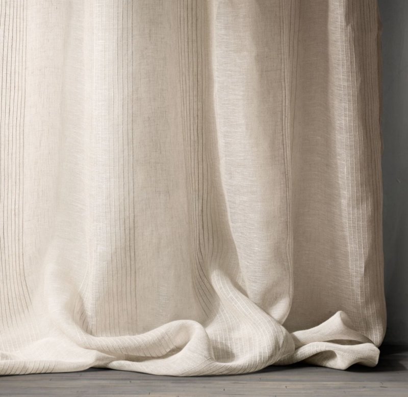 Льняные шторы
