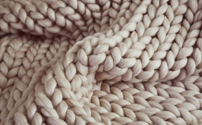 Вязаная шерстяная ткань