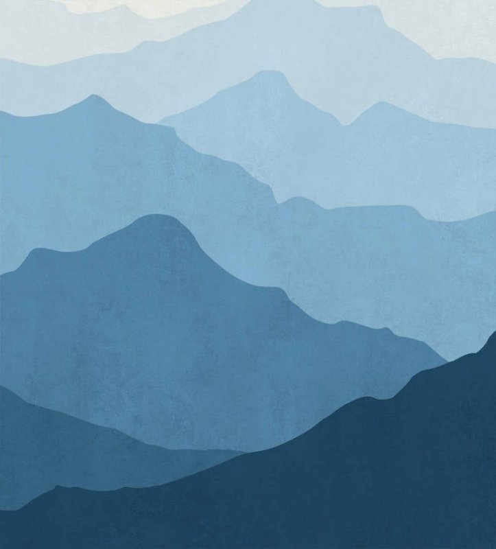 Фотообои горы стилизованные