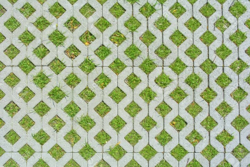 Экопарковка бетонная фактура