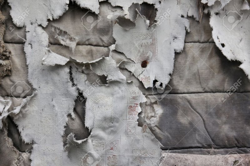 Кусок рваной ткани