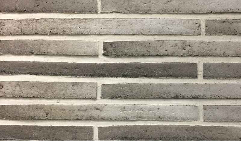 Фасадная плитка (ригель) Stroeher Riegel-50 456 Schwarz-Blau, ригель 490x40x14 мм