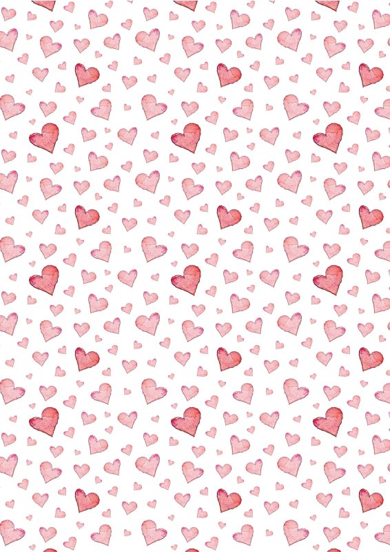 Сердечки фон