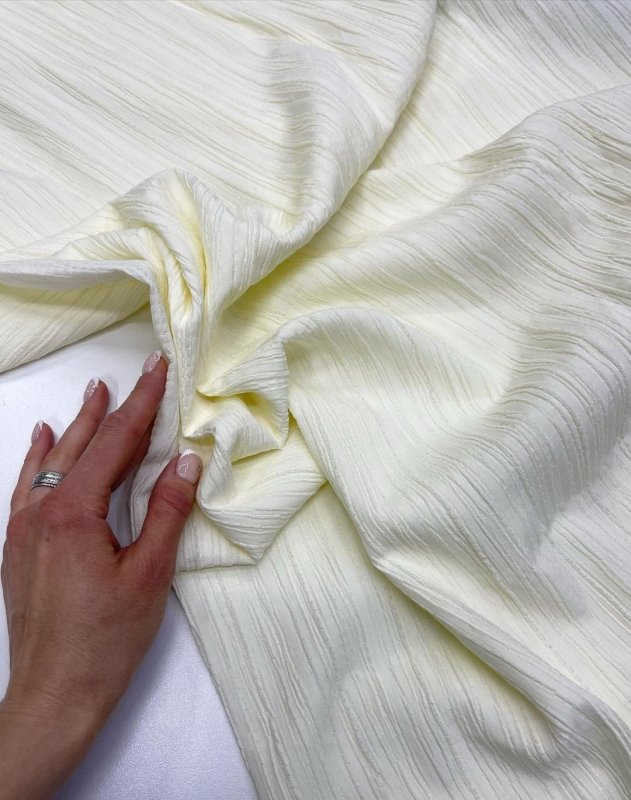 Ткань плательная жатка