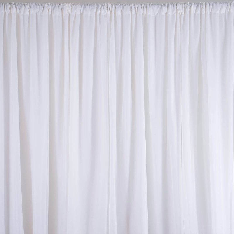 Занавески белые прозрачные