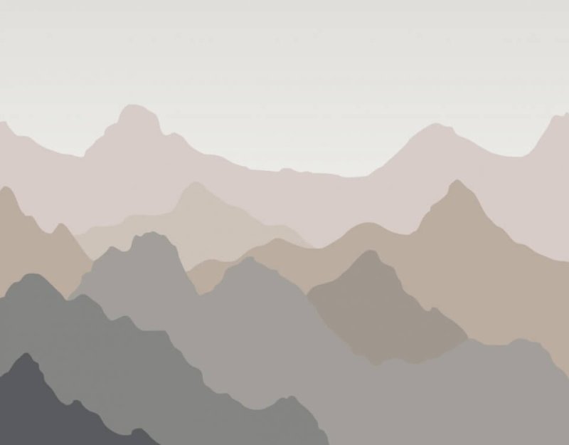 Горы на стене