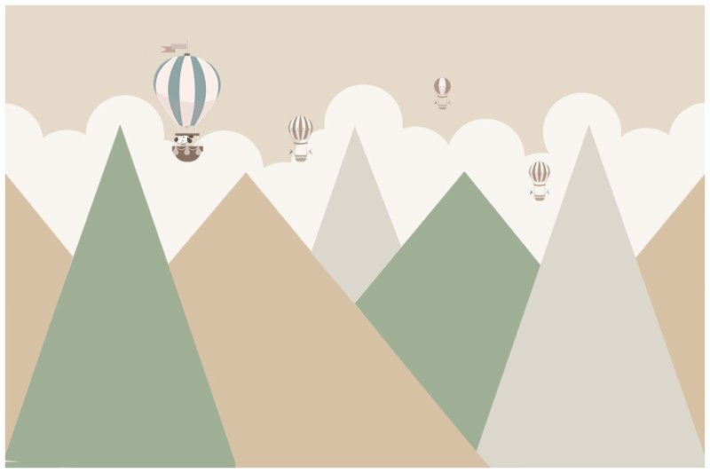 Фотообои для детской горы