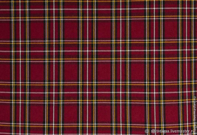 Клетчатый тартан Шотланд