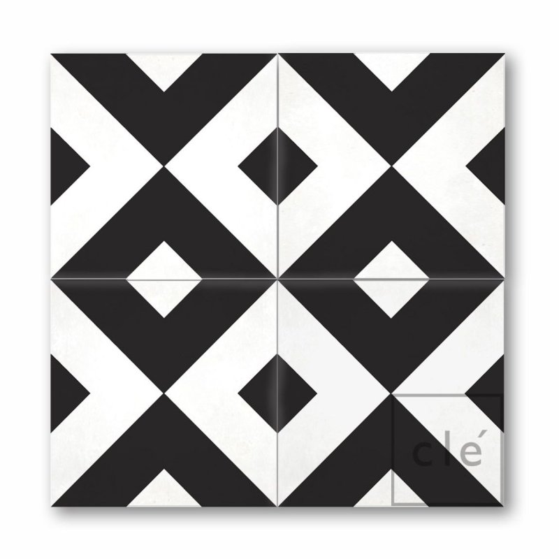 Плитка Эстима черно белая