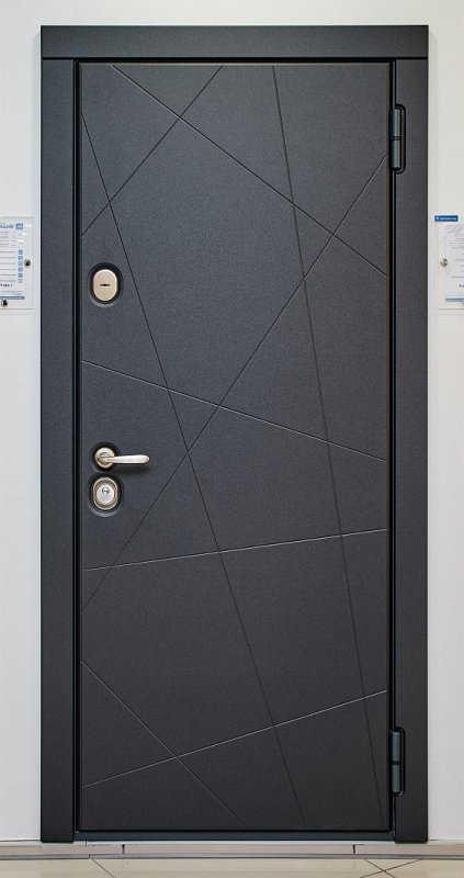 Стальная линия черный кашемир