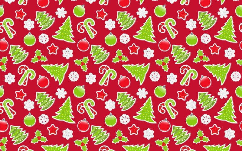 Бумага для скрапбукинга Новогодняя