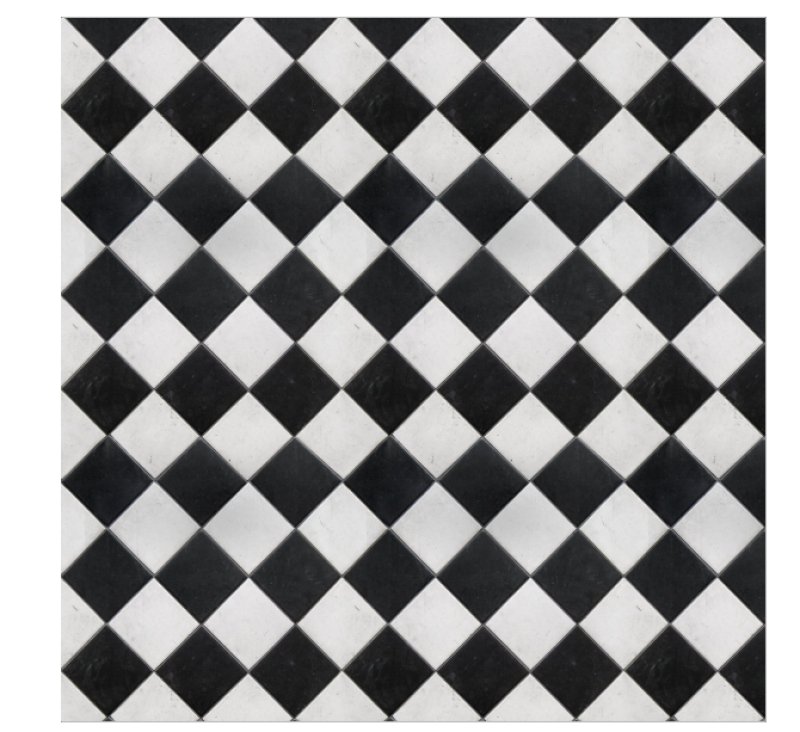 Черно белая плитка текстура