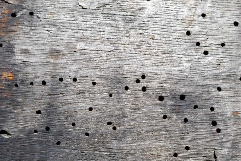 Отверстие в бетонной стене