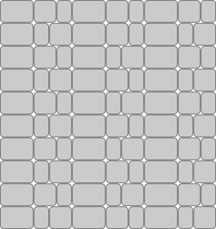 Схема раскладки тротуарной плитки старый город 3 камня