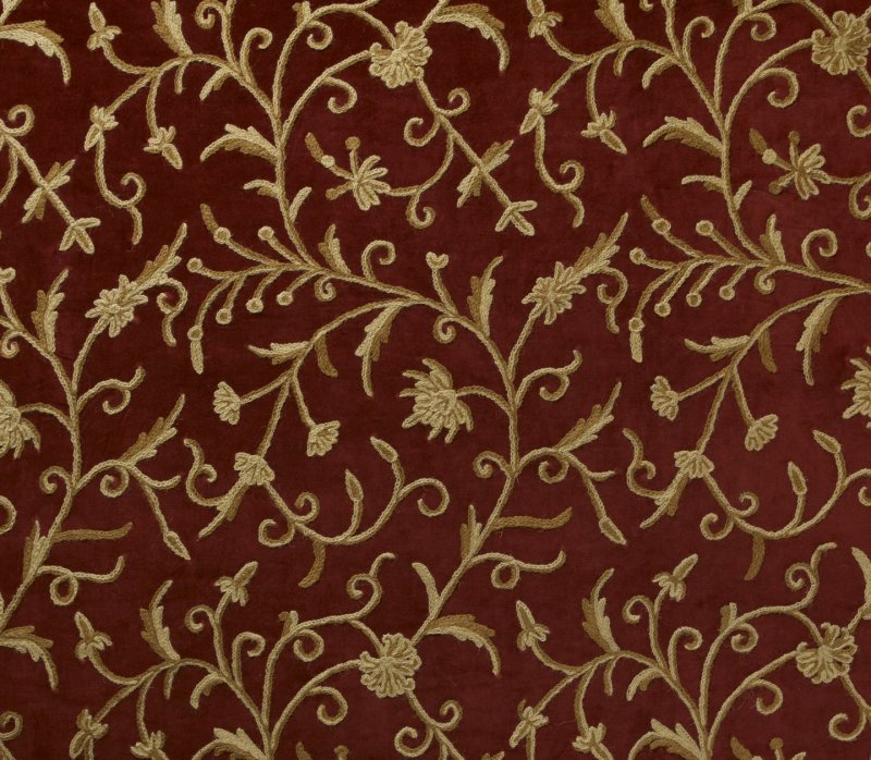Бархатная ткань с узором