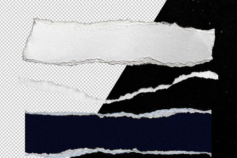 Рваный край бумаги