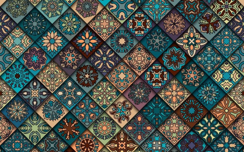 Марокканская плитка паттерн