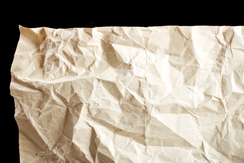 Текстура мятой бумаги