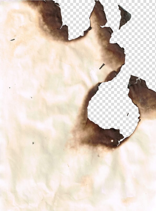 Обгоревшая бумага