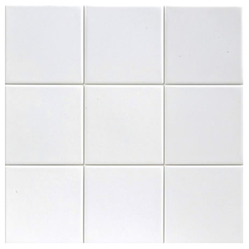 Белая керамическая плитка 10х10 Vitra матовая