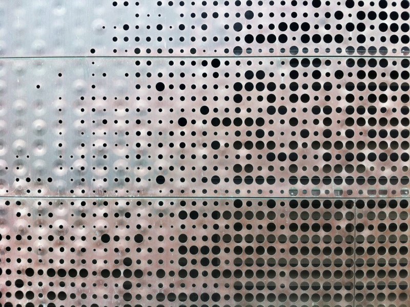 Перфорированный металл текстура