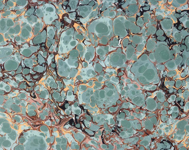 Мраморная бумага для переплета