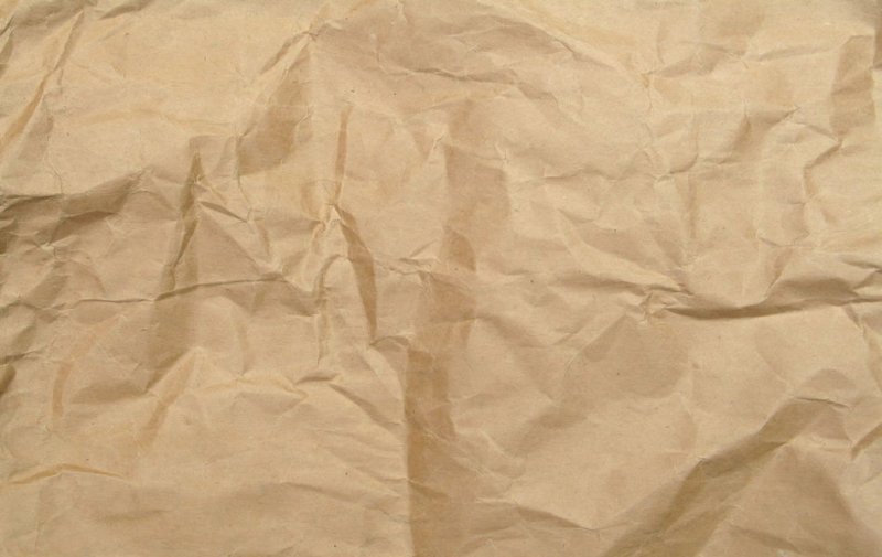 Мятая крафтовая бумага