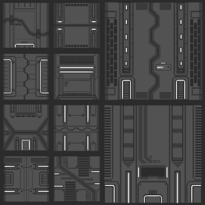 Текстура обшивки космического корабля