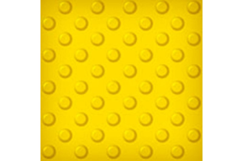 Тактильная плитка с конусообразными рифами