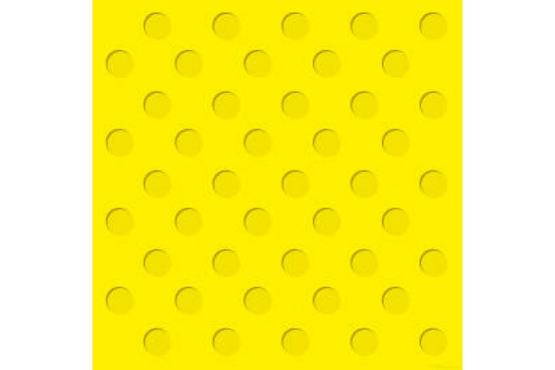 Тактильная плитка конусообразный риф 300х300х50