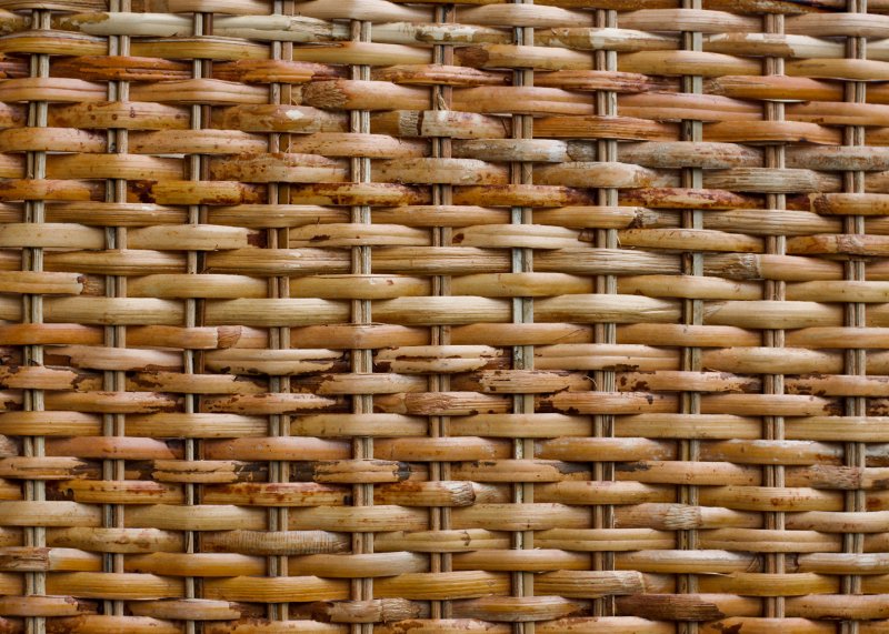 Текстура плетеной корзины