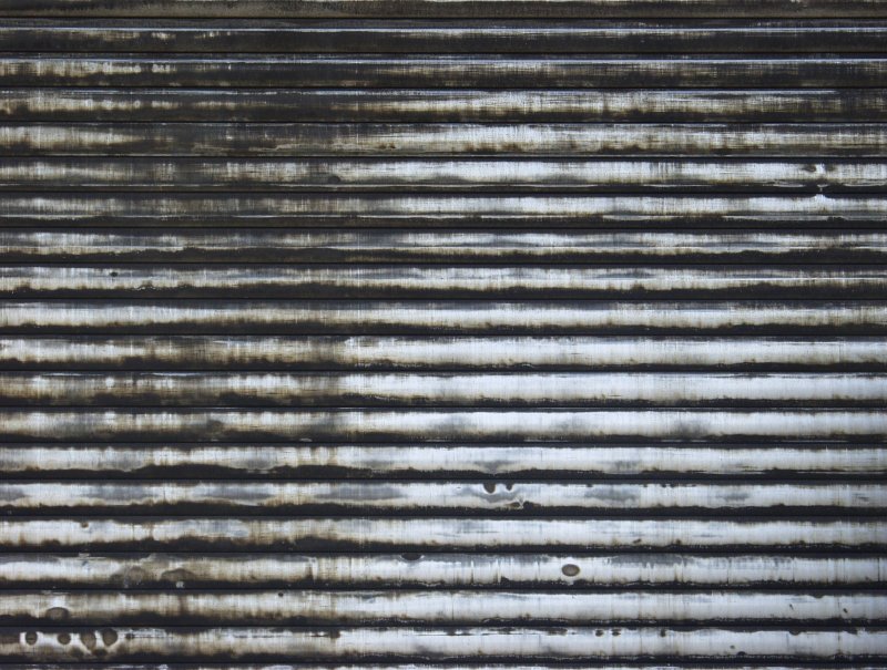 Текстура металлической гофры