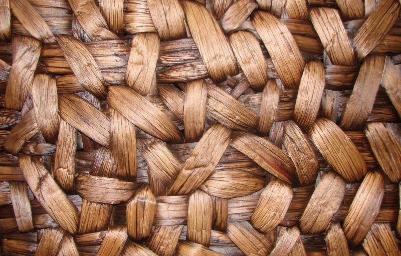 Фактура плетеной корзины