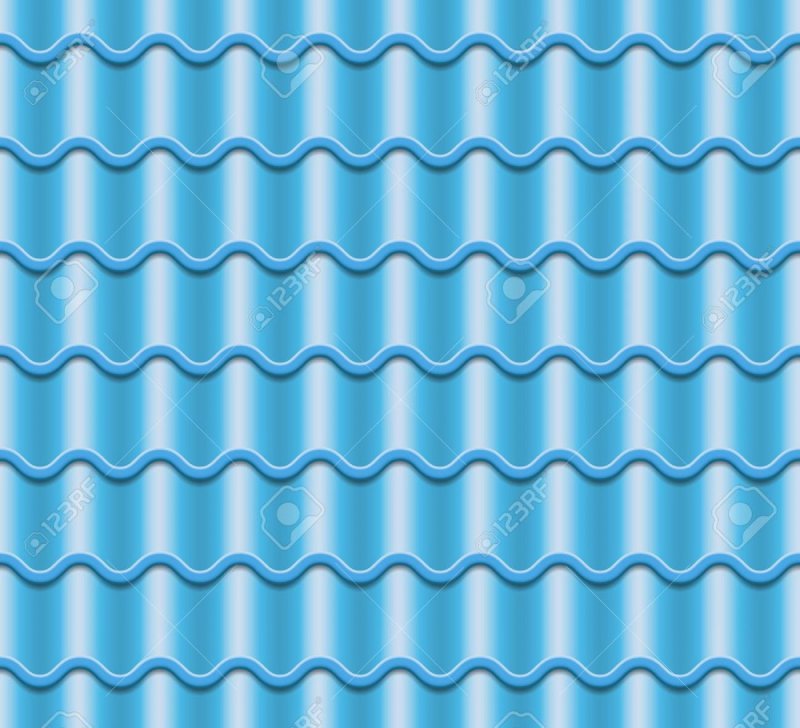 Металлочерепица синяя текстура