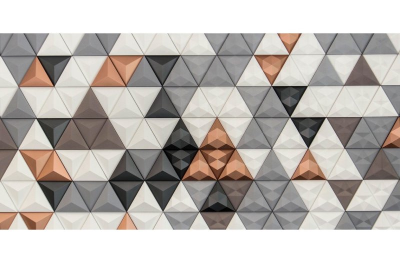 Плитка напольная треугольники