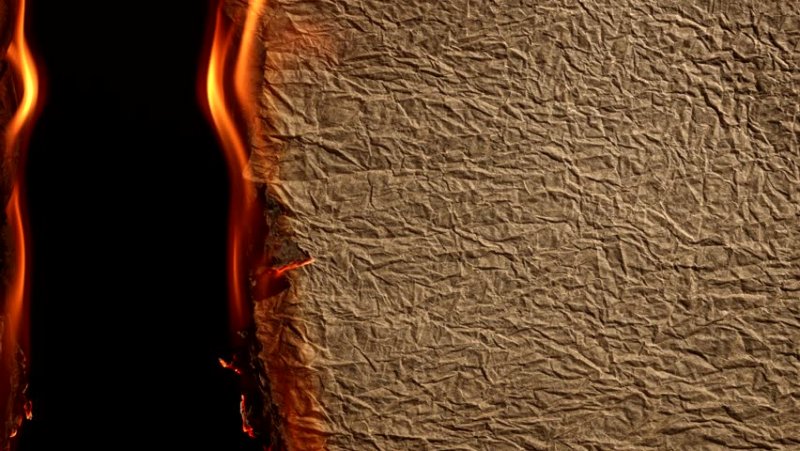 Эффект сгоревшей бумаги