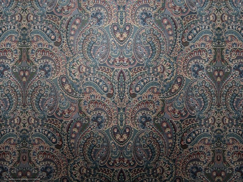 Ткань с восточным орнаментом