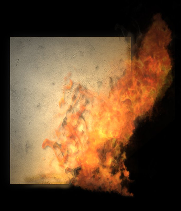 Бумага горит