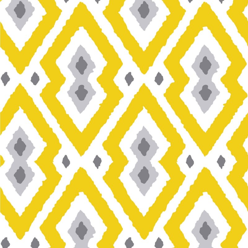 Ткань желтая с орнаментом