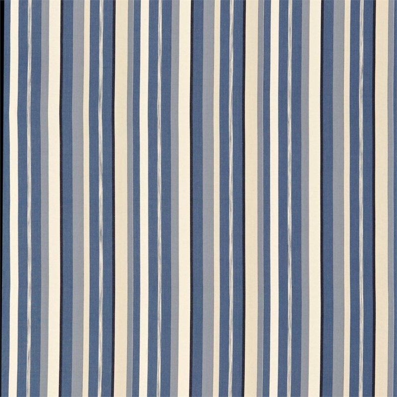 Ткань для штор полоска синий