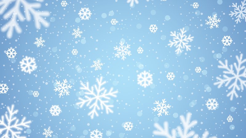 Фон снежинки