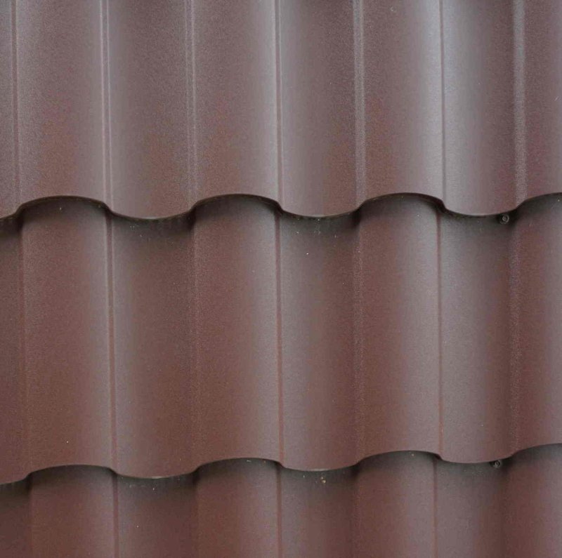 Металлочерепица Монтеррей 8017 Гранд лайн