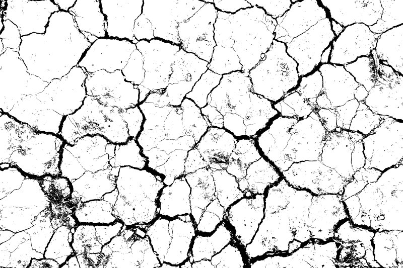 Трещины на белом фоне