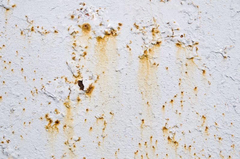 Ржавчина на белой краске